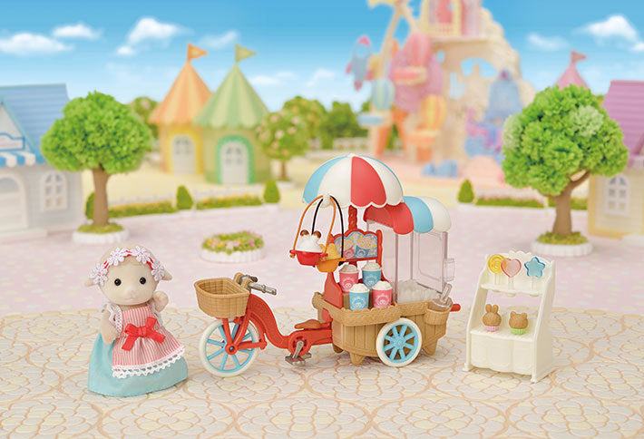 Calico Critters Popcorn Delivery Trike