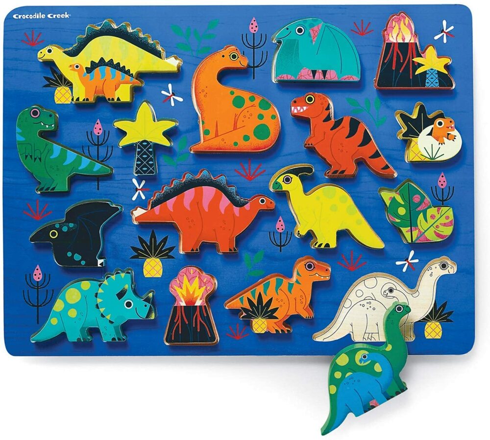 16pc Wood Puzzle - Dinosaurs