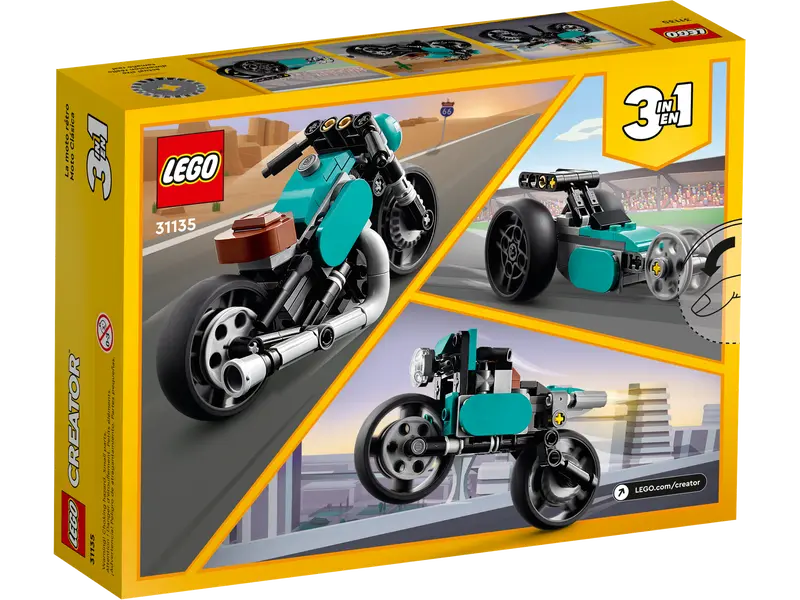 LEGO Creator 3in1: Vintage Motorcycle — Boing! Toy Shop