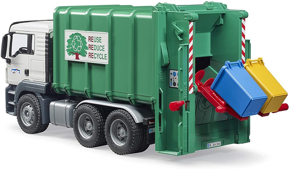 Bruder MAN TGS Rear Loading Garbage Truck