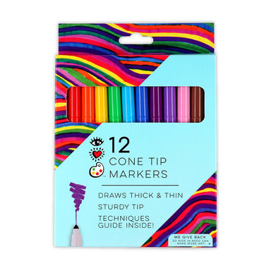 iHeart Art 12 Cone Tip Markers