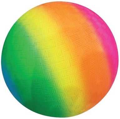 Rainbow Neon Stripe Playground Ball