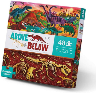 48pc Puzzle - Above and Below Dinosaur World