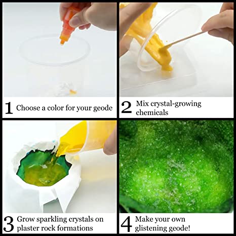 Crystal Growing Caves and Geodes Chemical Kit