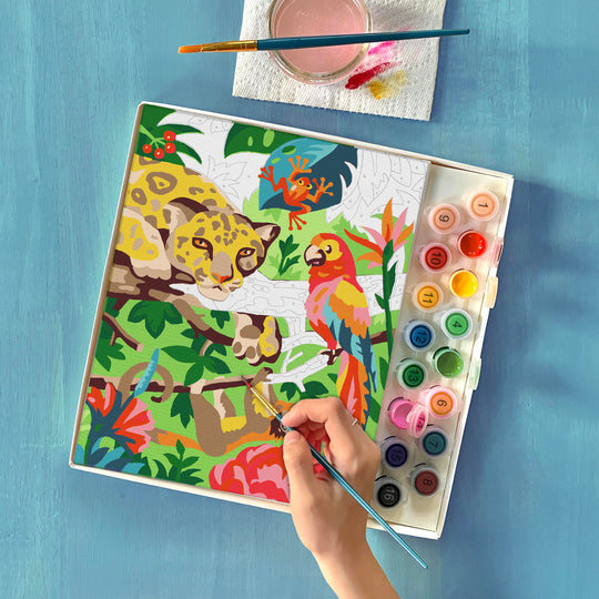 iHeartArt Paint By Numbers Tropical Jungle