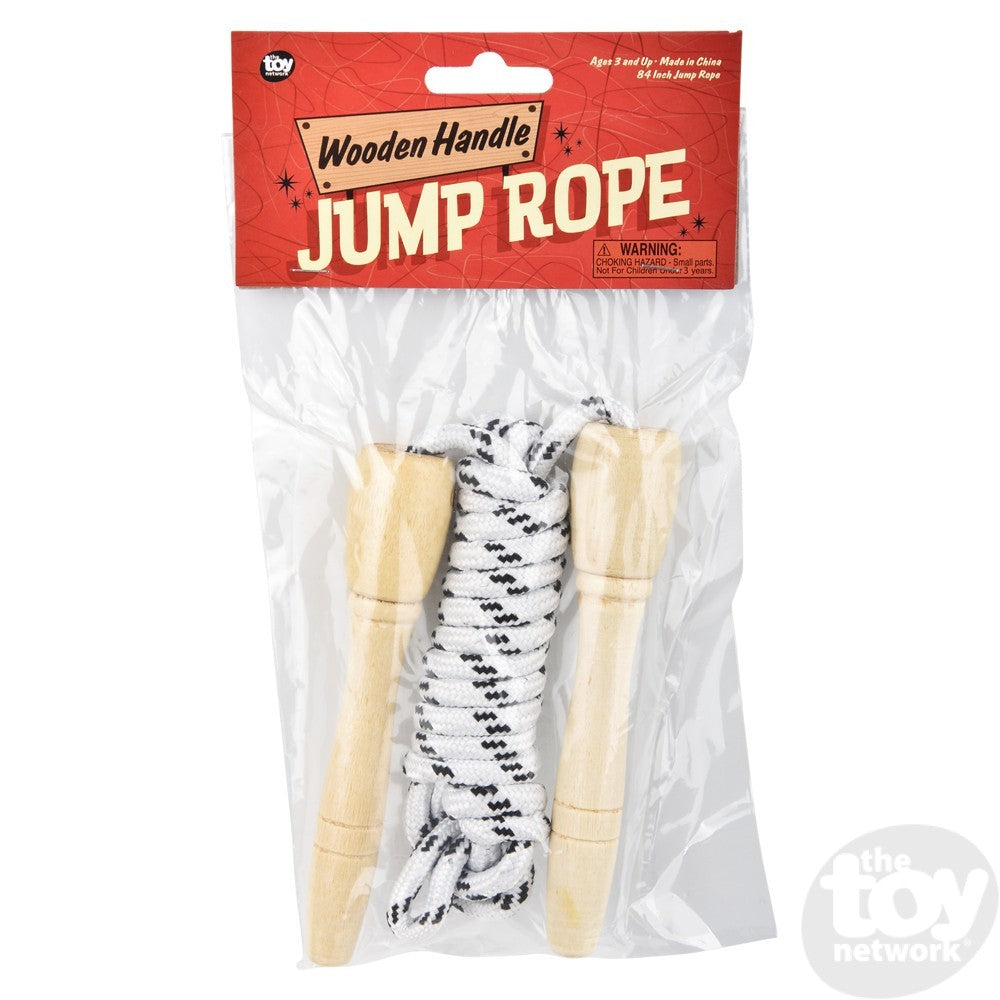 Jump Rope with Wooden Handles