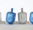 Blue/Silver Small Dreidel