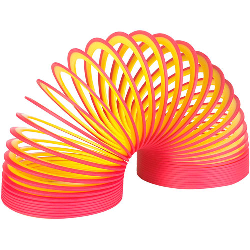 Neon Plastic Slinky — Boing! Toy Shop