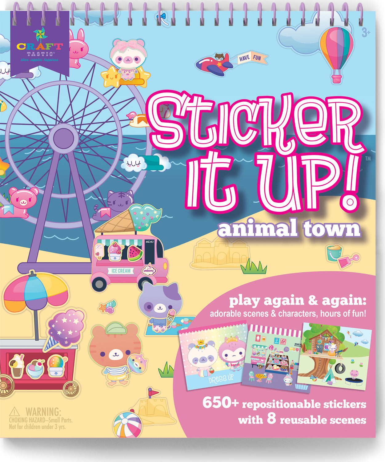 Craft-Tastic Sticker It Up! Animal Town