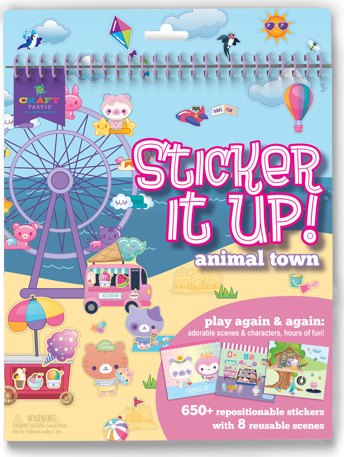 Craft-Tastic Sticker It Up! Animal Town