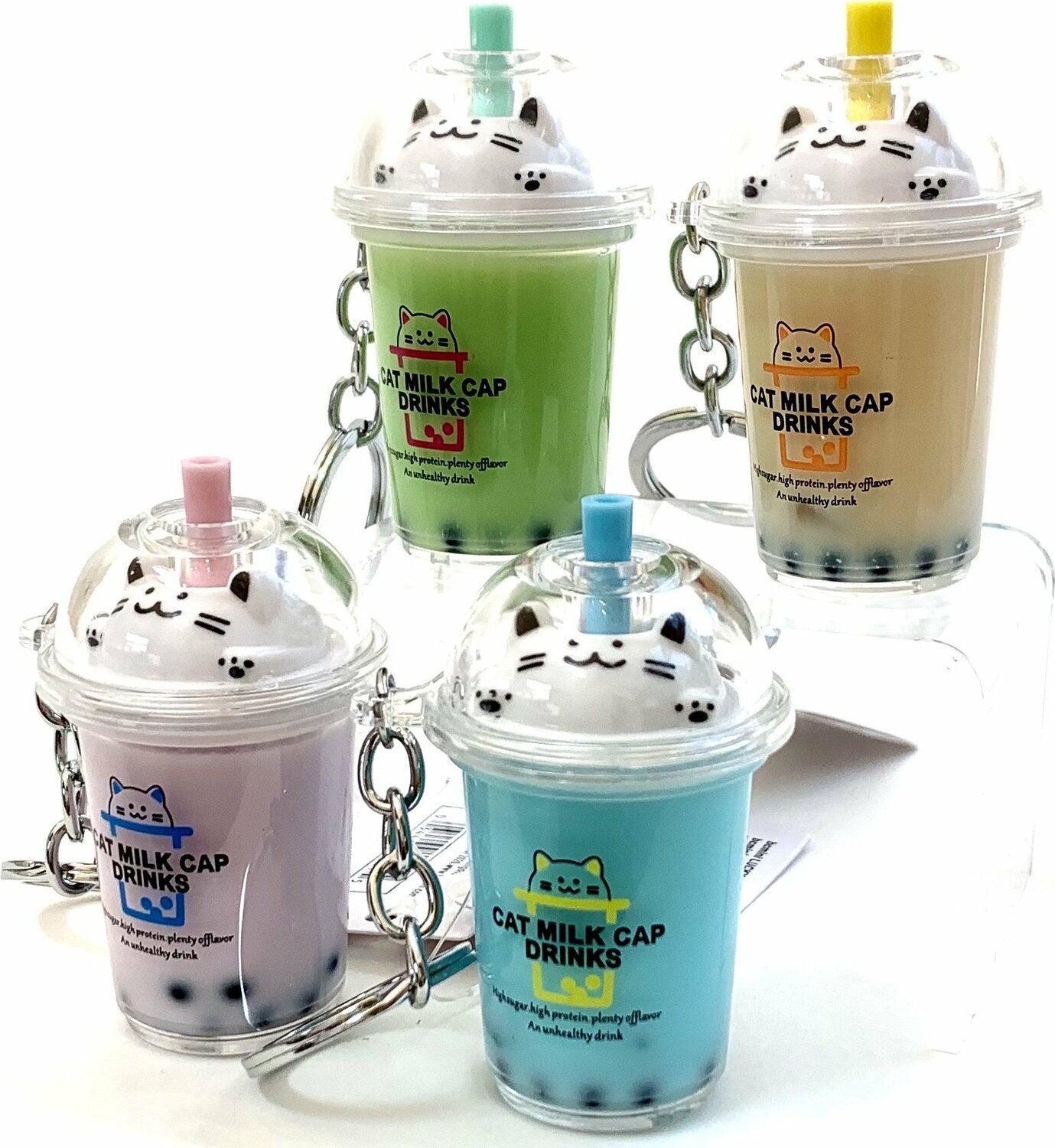 Cat Boba Tea Charm-12