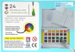 Iheartart 24 Watercolors  Water Brush Pen In Compact Travel Case