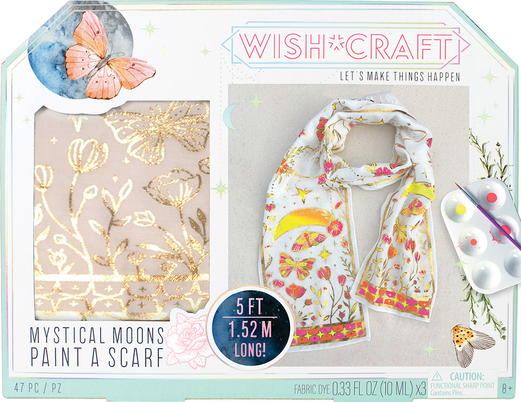 Wishcraft Mystical Moons Paint A Scarf