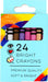Iheartart 24 Bright Crayons