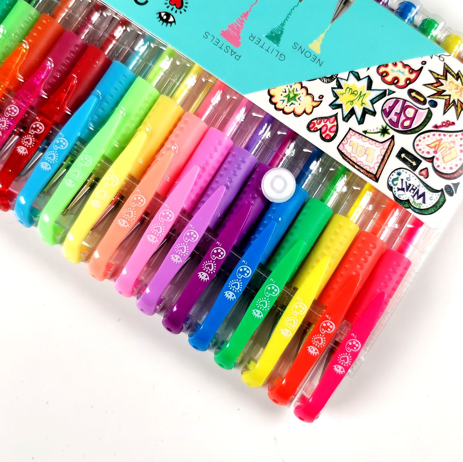 Wholesale Professional Rainbow Gel Pens Set With Fluorescent