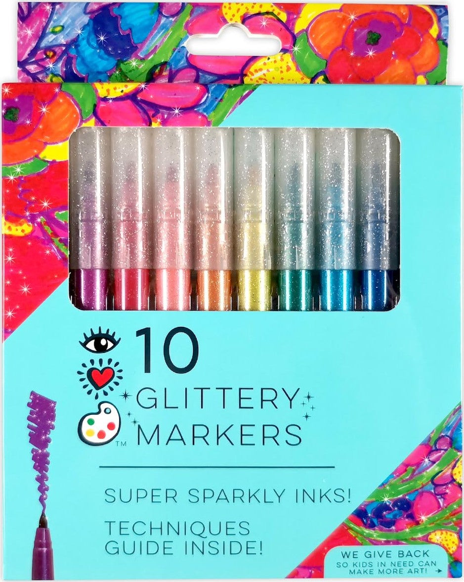 Iheartart 10 Glitter Markers