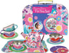Flower Fairy Tin Tea Set With Storage Case And Paper Crowns