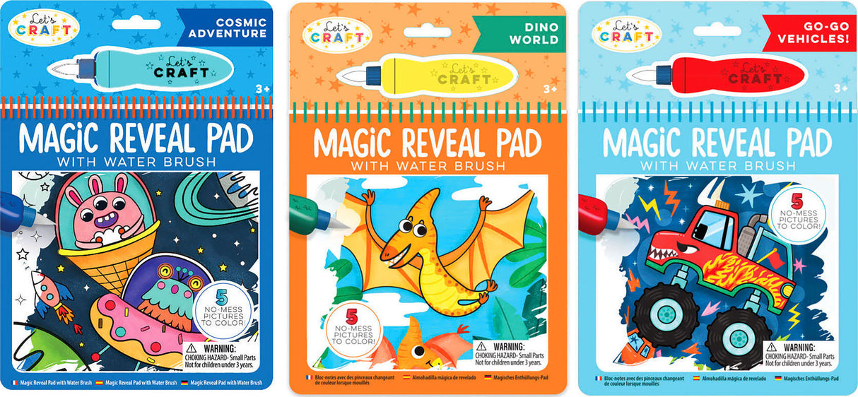 Let's Craft Magic Reveal Pdq  Space, Dinos,vehicles