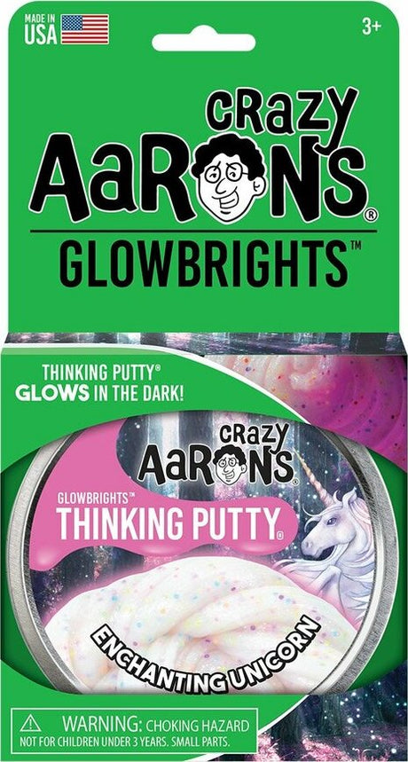 Crazy Aaron's Glowbright Thinking Putty - Enchanting Unicorn