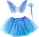 Fancy Flutter Skirt Set with Wings & Wand