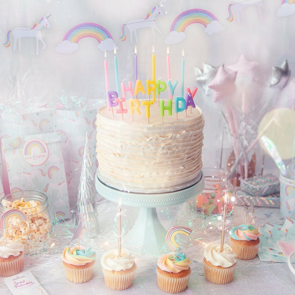 Party Candles - Rainbow