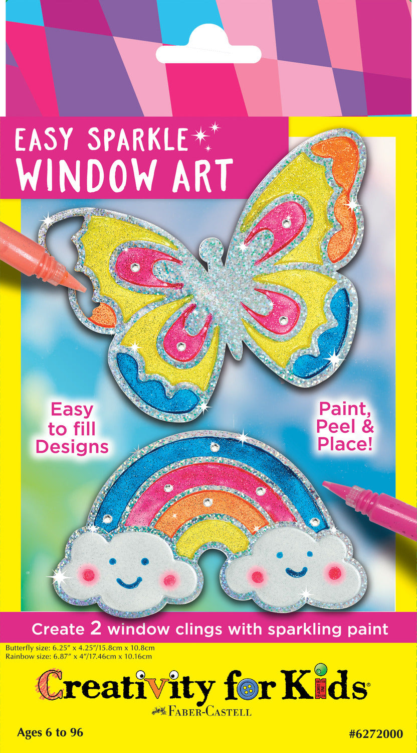 Multicolor DIY Glitter Window Art for Kids, Packaging Type: Box at