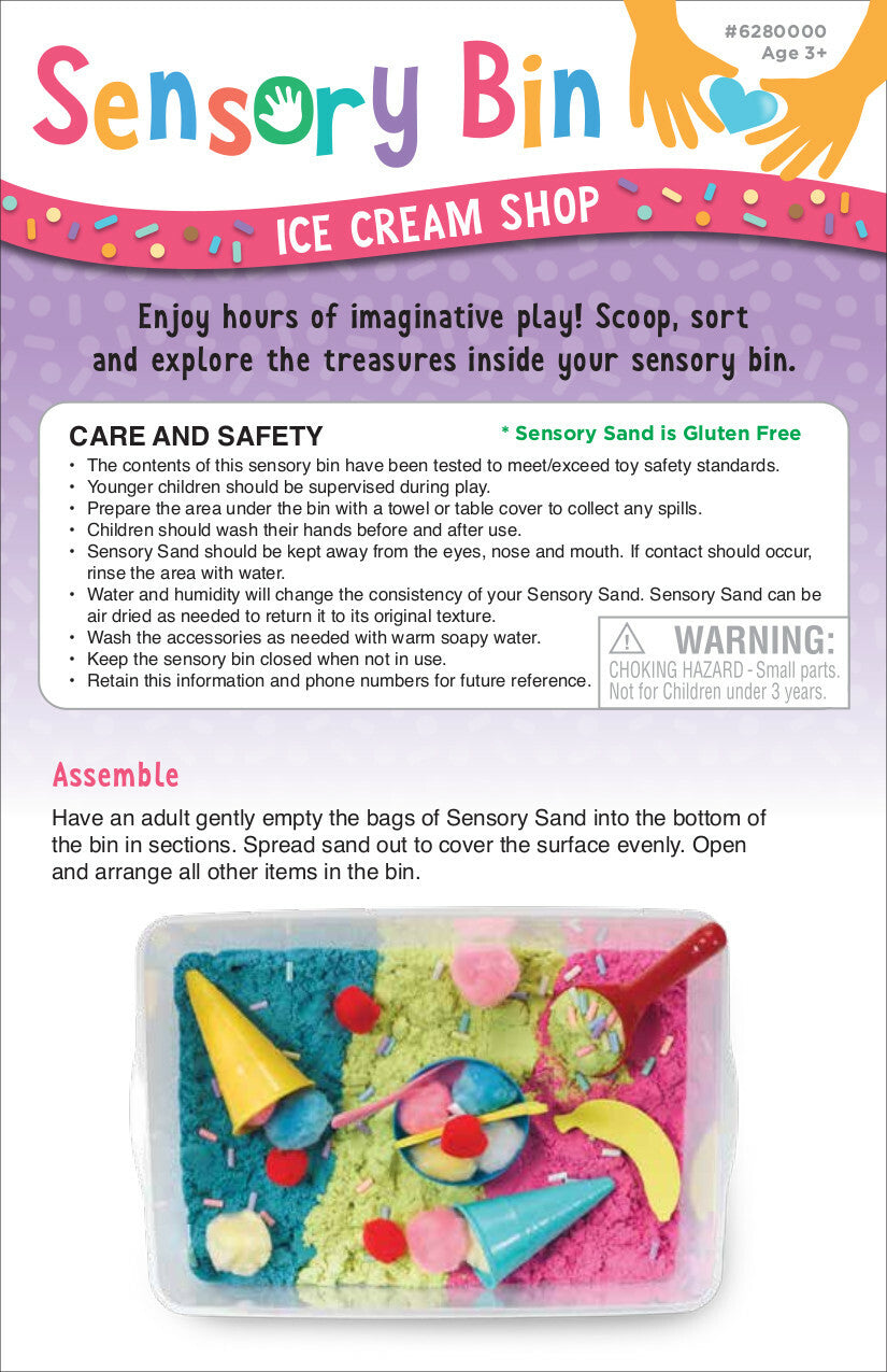Sensory Bin - Ice Cream Shop