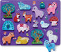 16-pc Wood puzzle - Unicorn Garden