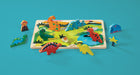 16-pc Wood puzzle - Dinosaur