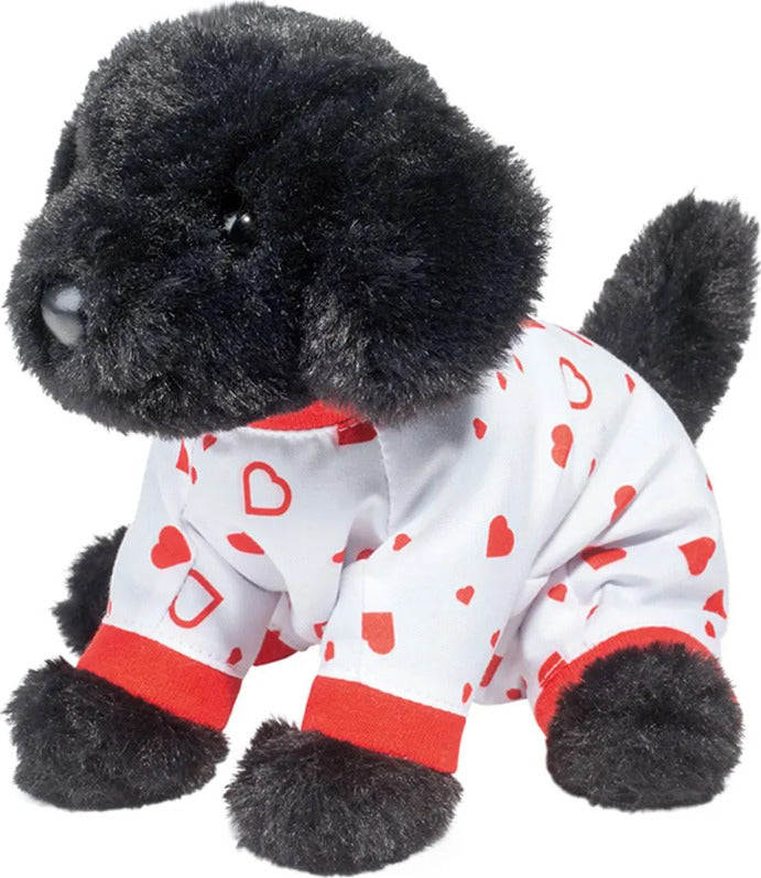 Black Lab with Heart PJ's