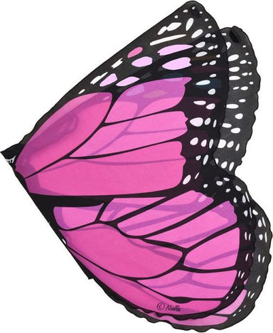 Pink Monarch Wings with Glitter