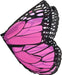 Pink Monarch Wings with Glitter