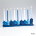 Dreidel Hand-Painted Menorah