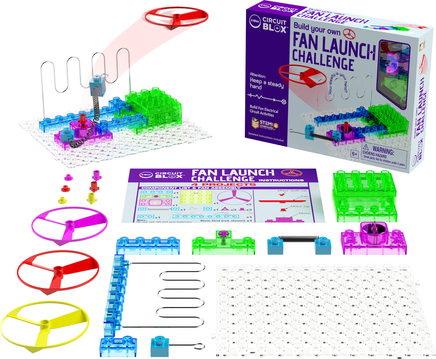 Circuit Blox Build Your Own Fan Launch Challenge