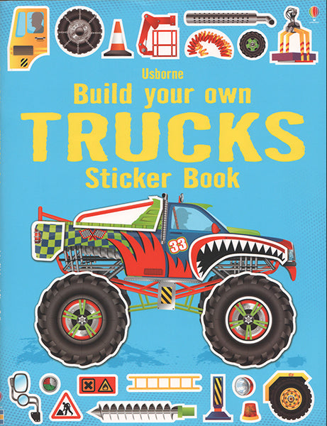 Build Your Own Trucks Sticker Book