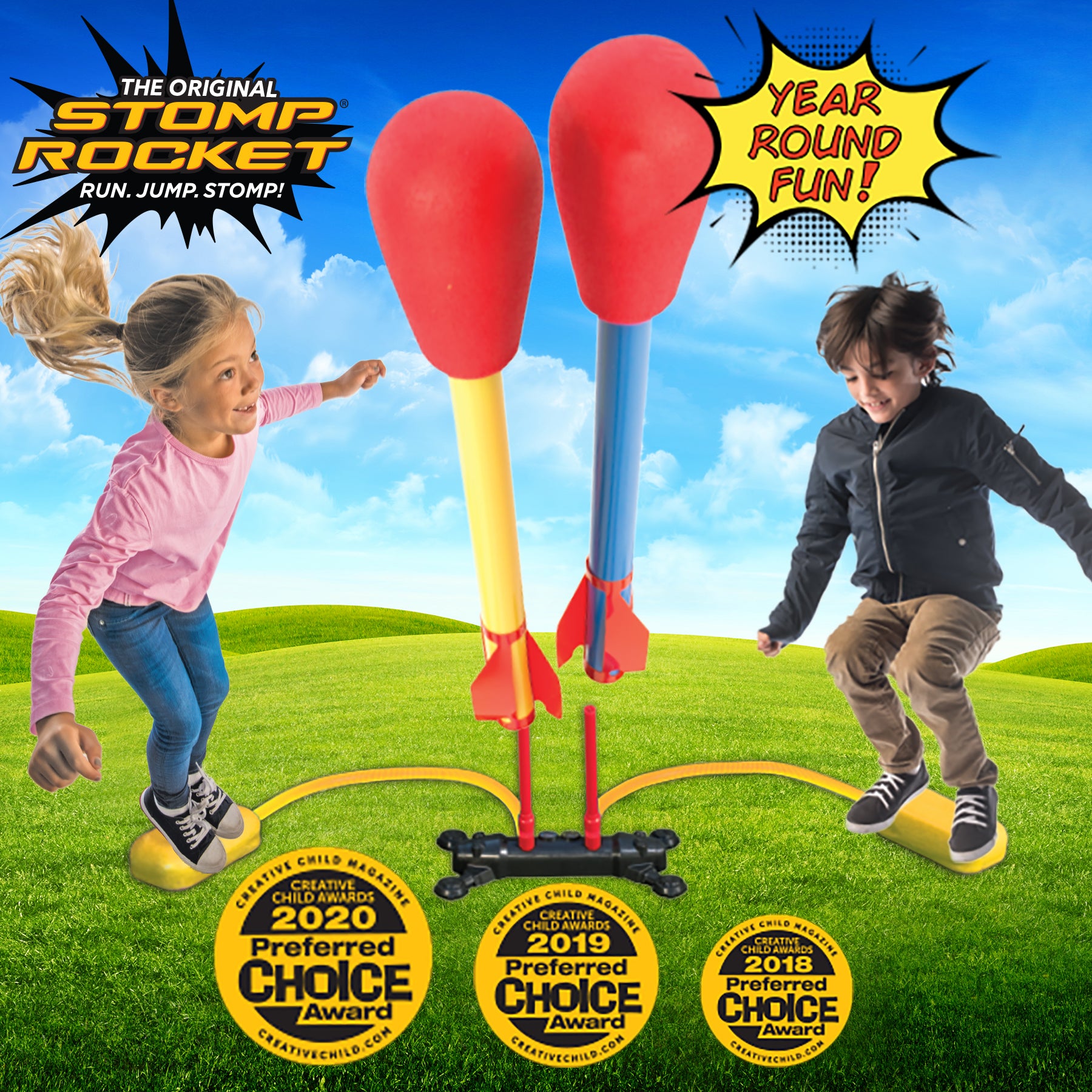 Dueling Stomp Rockets