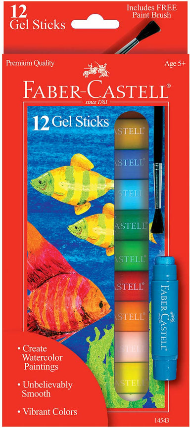 Gel Sticks 12ct with Brush