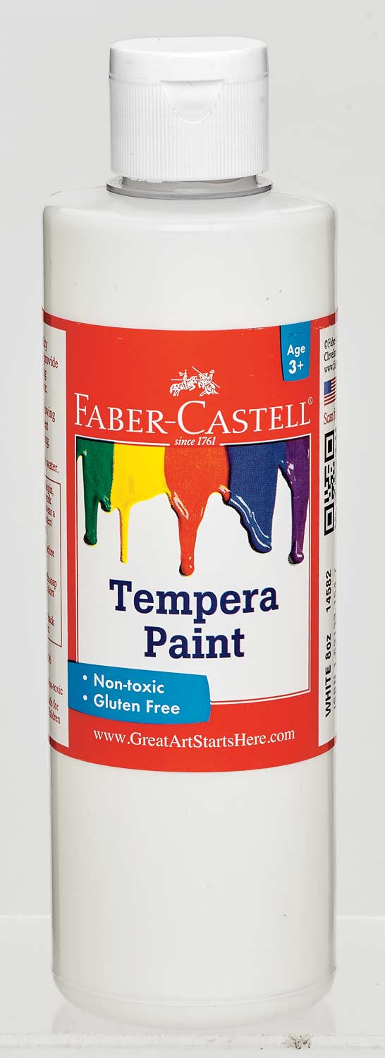 Faber-Castell Tempera Paint 8 oz White