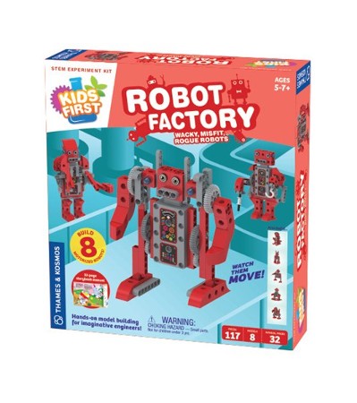 Kids First Robot Factory: Wacky, Misfit, Rogue Robots