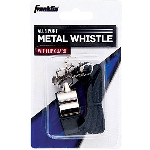 Franklin Sports All-Sport Metal Whistle with Lip Guard