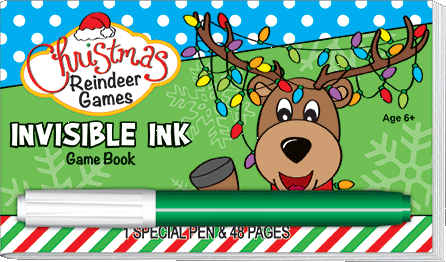 Christmas Game Invisible Ink Book