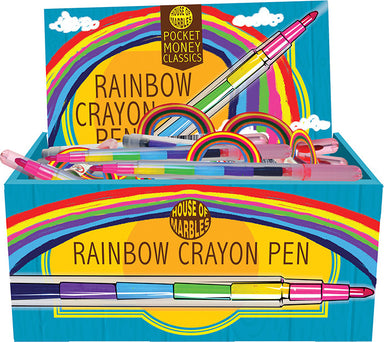 Rainbow Crayon Pen  Assorted