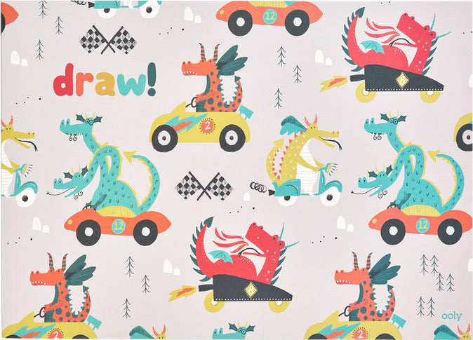 Dragon Race Tracks Doodle Pad Duo Sketchbook