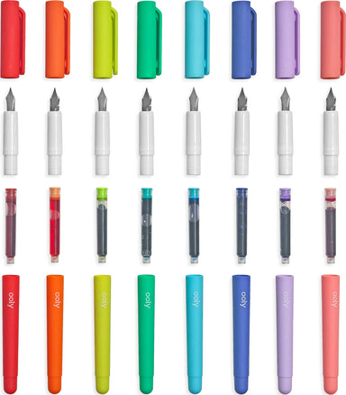 Color Write Fountain Pens 8ct