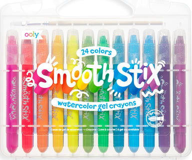 Smooth Stix Watercolor Gel Crayons - Set of 24