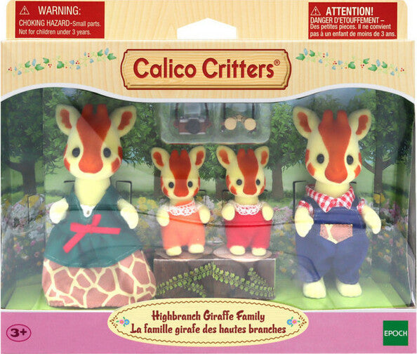 Calico Critters Highbranch Giraffe Family
