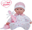 La Baby 11" Soft Body Caucasian Baby Doll