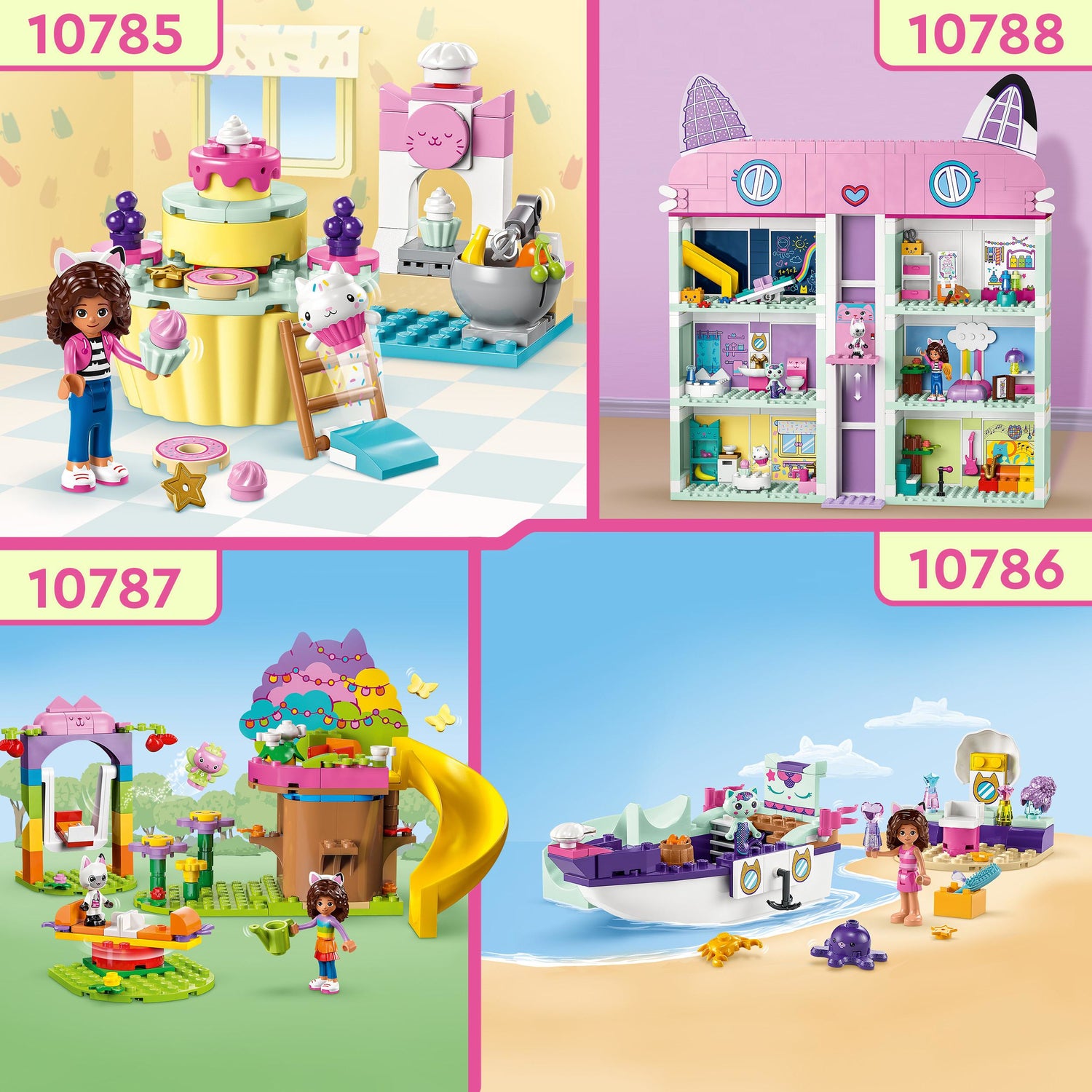 LEGO Gabby's Dollhouse Gabby & MerCat's Ship & Spa Set