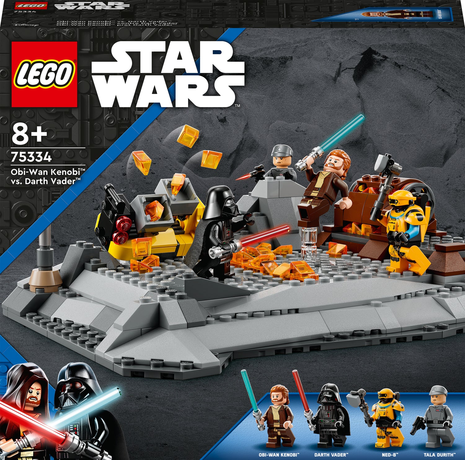 Obi-Wan Kenobi contre Dark Vador LEGO Star Wars 75334
