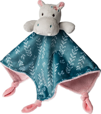 Jewel Hippo Character Blanket - 13x13"